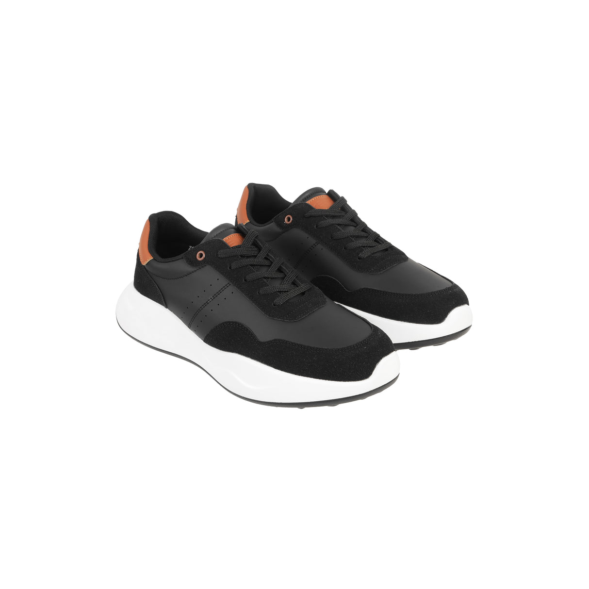 Metro Men Black Casual Walking Shoes