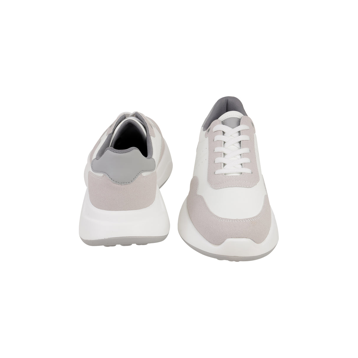 Metro Men White Casual Walking Shoes