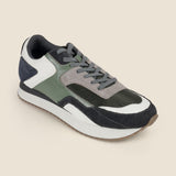 Metro Men Green Sports Walking Shoes