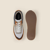Metro Men Tan Sports Walking Shoes