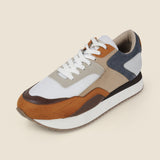 Metro Men Tan Sports Walking Shoes