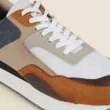 Metro Men Tan Sports Walking Shoes