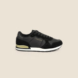 Metro Men Black Sports Walking Shoes