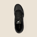 Metro Men Black Sports Walking Shoes
