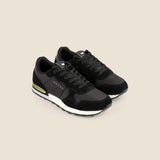 Metro Men Black Sports Walking Shoes