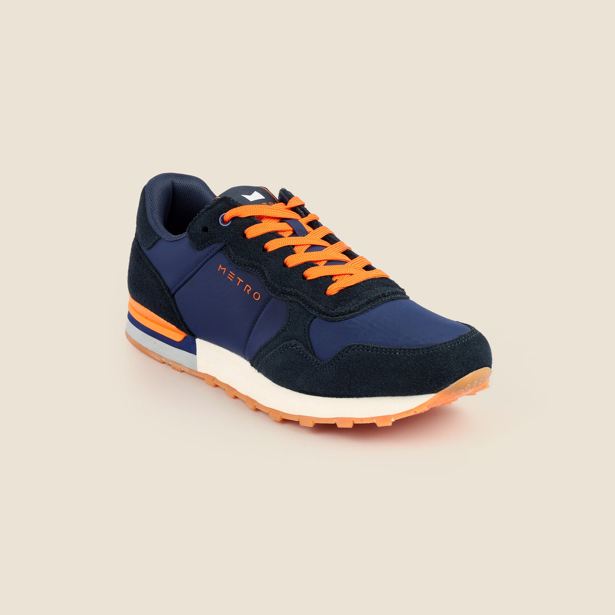 Metro Men Blue-navy Sports Walking Shoes