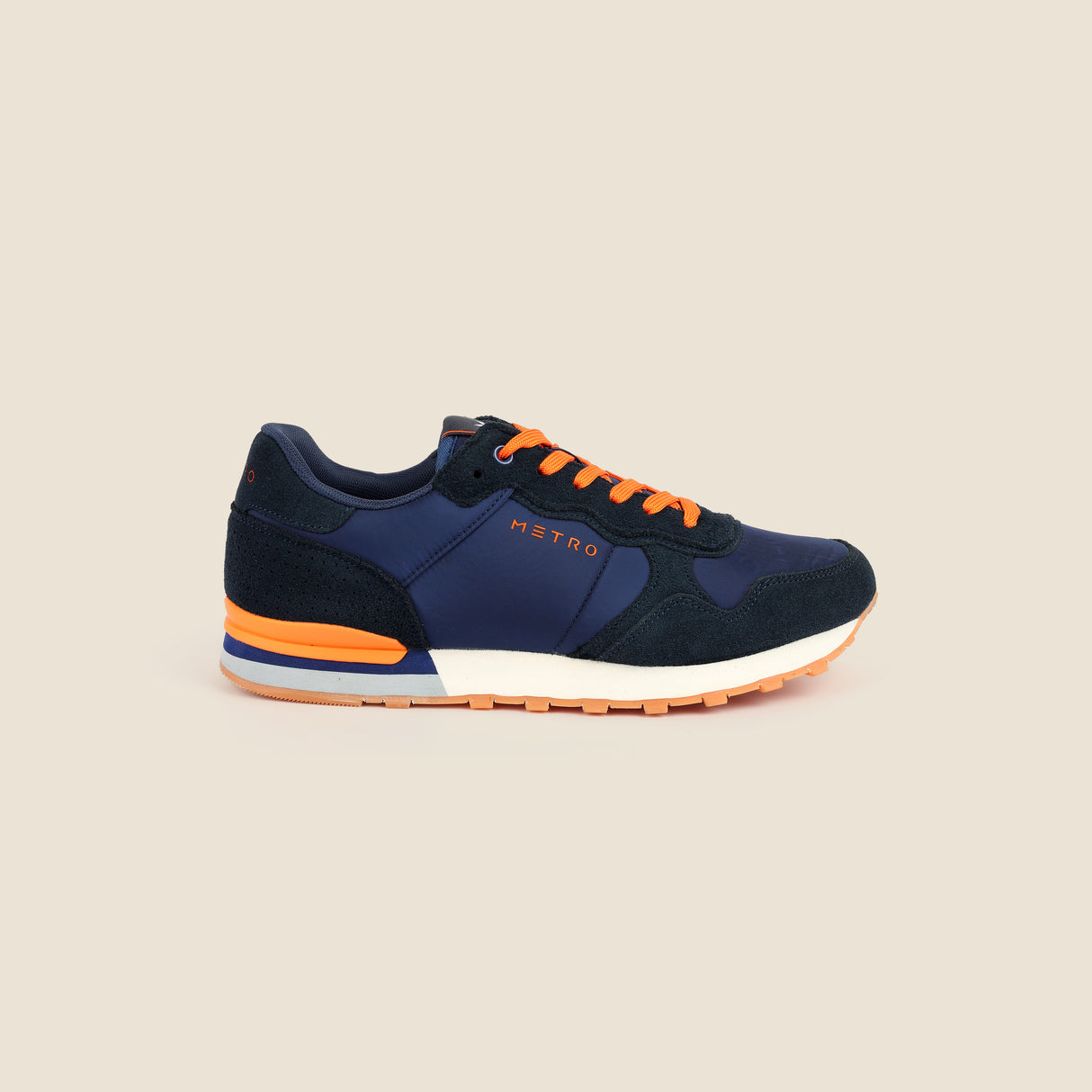Metro Men Blue-navy Sports Walking Shoes