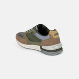 Mochi Men Green Sports Walking Shoes