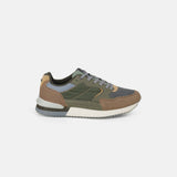 Mochi Men Green Sports Walking Shoes