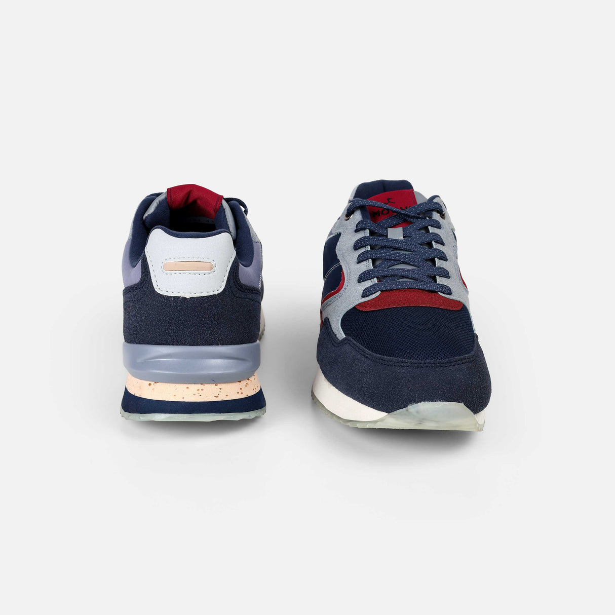 Mochi Men Blue Sports Walking Shoes