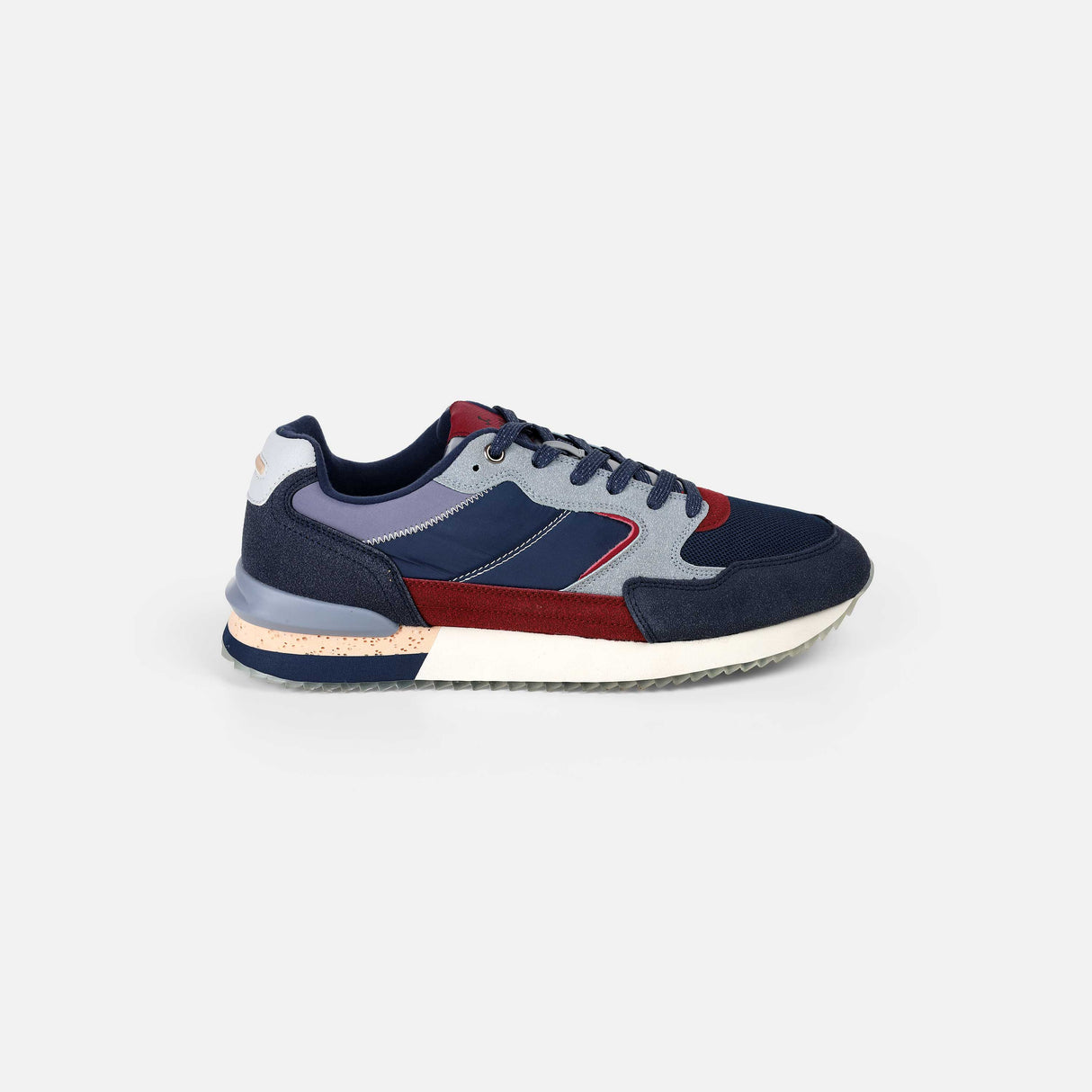 Mochi Men Blue Sports Walking Shoes