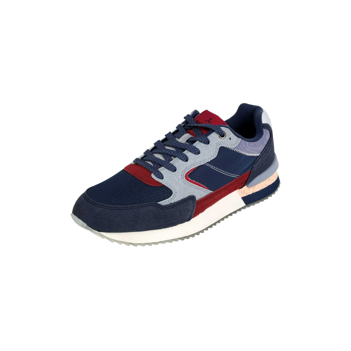 Mochi Men Blue Sports Walking Shoes