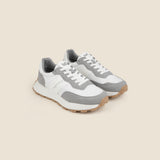 Metro Men Grey Sports Walking Shoes