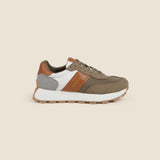 Metro Men Khaki Sports Walking Shoes