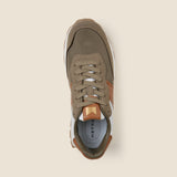 Metro Men Khaki Sports Walking Shoes