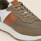 Metro Men Khaki Sports Walking Shoes