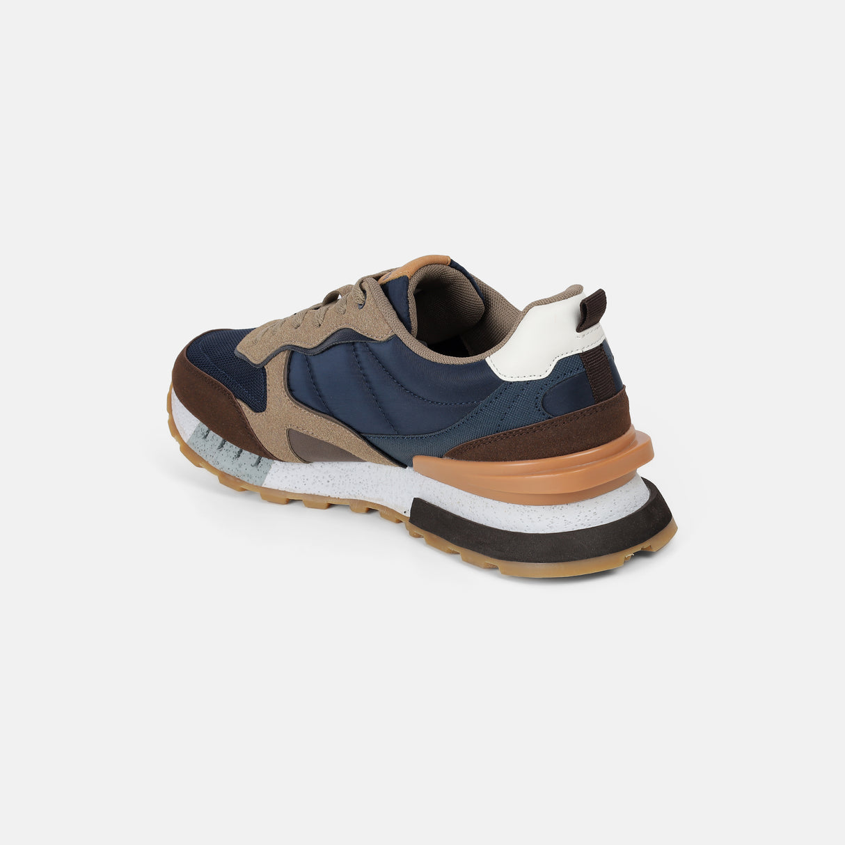 Mochi Men Blue-navy Sports Walking Shoes