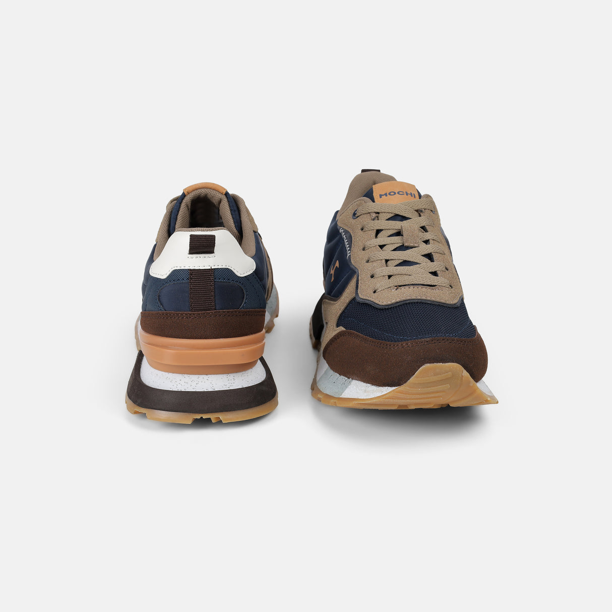 Mochi Men Blue-navy Sports Walking Shoes