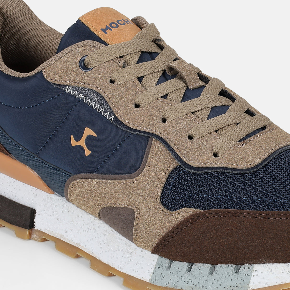 Mochi Men Blue-navy Sports Walking Shoes