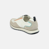 Mochi Men White Sports Walking Shoes