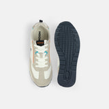 Mochi Men White Sports Walking Shoes