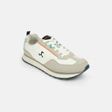 Mochi Men White Sports Walking Shoes