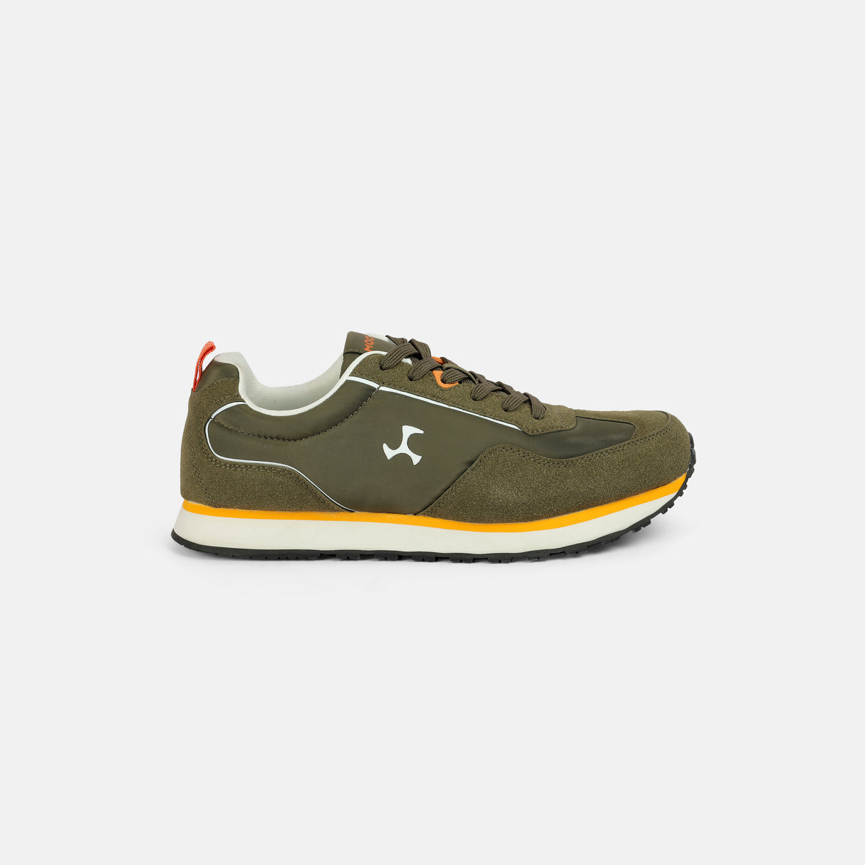 Mochi Men Olive Sports Walking Shoes