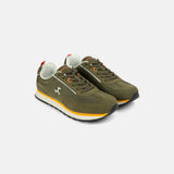 Mochi Men Olive Sports Walking Shoes