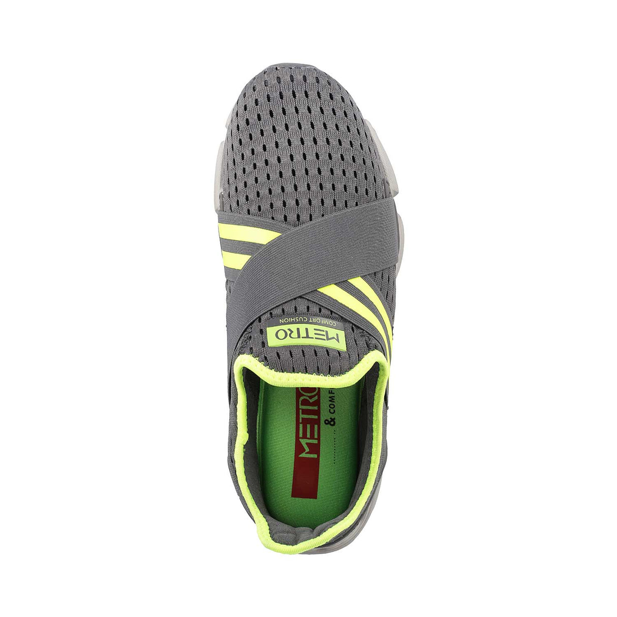 Metro Men Grey Sports Walking Shoes