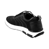 Mochi Men Black Sports Walking Shoes