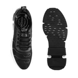Mochi Men Black Sports Walking Shoes