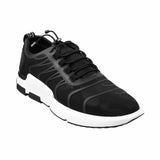 Mochi Men Black Sports Walking Shoes