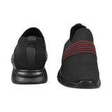 Metro Men Black Sports Walking Shoes