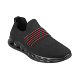 Metro Men Black Sports Walking Shoes