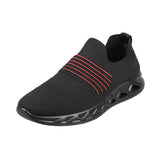 Metro Men Black Sports Walking Shoes