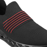 Metro Men Black Sports Walking Shoes