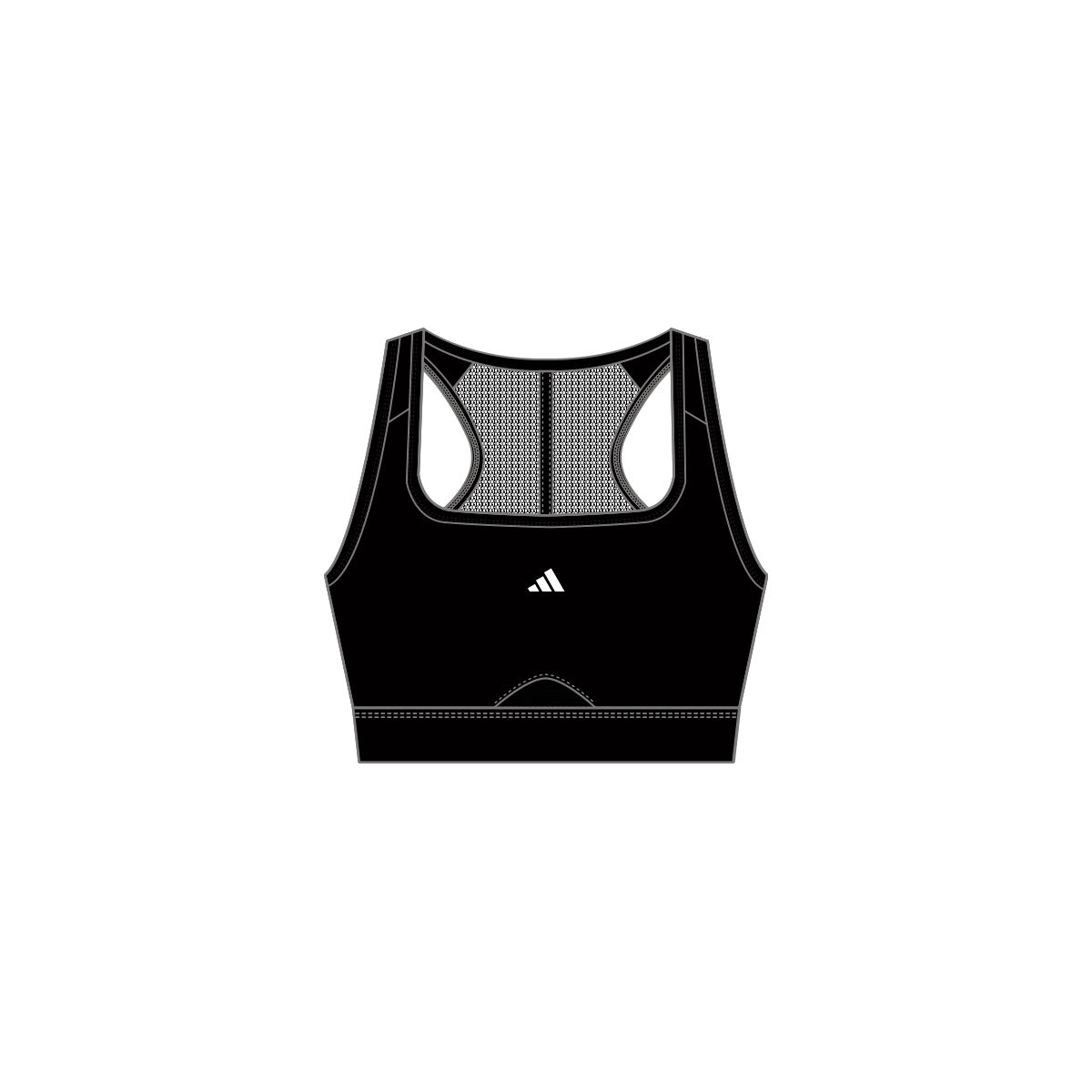 Adidas Womens Black Sports Bras